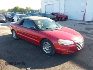 2005 Chrysler Sebring Touring with VIN 1C3EL55R95N635119, listed as a IAAI auction lot 41937628 with 52,183 mi miles and . Bid and sale history available at DreamBid. Image 1.