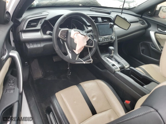 2018 Honda Civic Coupe EX-L with VIN 2HGFC3B77JH355193, listed as a Copart auction lot 44360885 with 145,795 mi miles and Salvage Title. Bid and sale history available at carsss.com. Image 8.