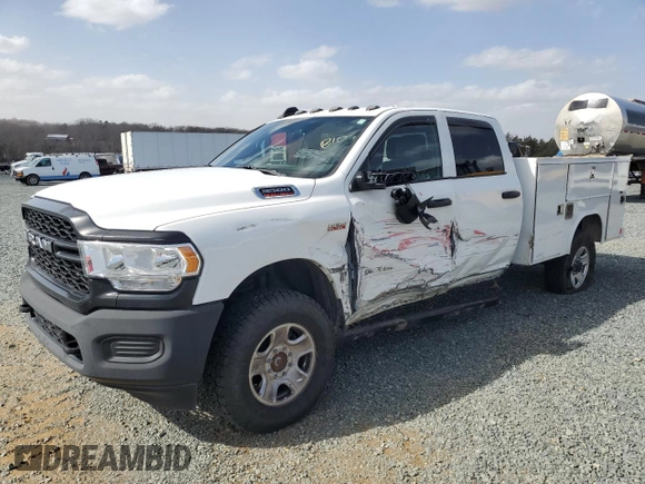 2022 Ram 3500 Tradesman with VIN 3C7WR3GJ9NG225894, listed as a Copart auction lot 46376095 with 98,087 mi miles and Salvage Title. Bid and sale history available at carsss.com. Image 1.