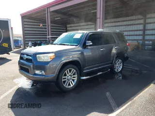 2010 Toyota 4Runner Trail with VIN JTEBU5JRXA5010011, listed as a IAAI auction lot 41264665 with 115,731 mi miles and . Bid and sale history available at DreamBid. Image 2.