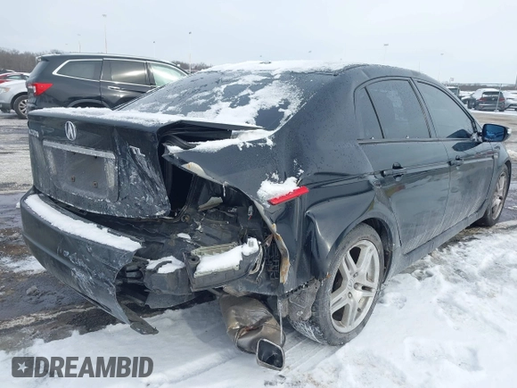 2007 Acura TL with VIN 19UUA66237A024583, listed as a IAAI auction lot 41365833 with 173,081 mi miles. Bid and sale history available at carsss.com. Image 6.