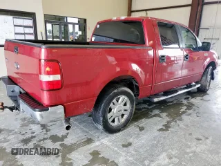 2008 Ford F-150 XL with VIN 1FTRW12W48FB48853, listed as a Copart auction lot 60558615 with Not provided miles and Salvage title. Bid and sale history available at DreamBid. Image 3.