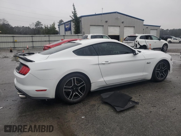 2019 Ford Mustang GT with VIN 1FA6P8CF5K5199725, listed as a Copart auction lot 47627995 with 57,896 mi miles and Clean title. Bid and sale history available at DreamBid. Image 3.