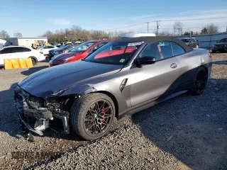 2025 BMW M4 with VIN WBS43BA01SCS85997, listed as a Copart auction lot 44760255 with 2,015 mi miles and Salvage title. Bid and sale history available at DreamBid. Image 1.