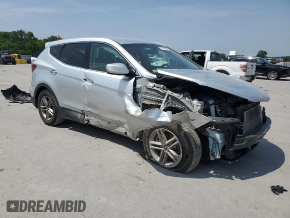 2018 Hyundai Santa Fe 2.4L z VIN 5XYZTDLB5JG551524, wystawiony jako Copart lot #57170985 z przebiegiem 139 248 mil mil oraz Szkoda całkowita • Salvage title. Historia ofert i sprzedaży dostępna na DreamBid. Obrazek 4.