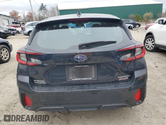 2024 Subaru Impreza RS with VIN JF1GUHHC4R8279988, listed as a Copart auction lot 77762644 with 8,151 mi miles and Salvage Title. Bid and sale history available at carsss.com. Image 6.