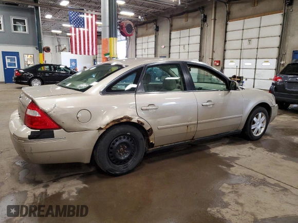 2005 Ford Five Hundred SE with VIN 1FAFP26125G205910, listed as a Copart auction lot 59995904 with 230,468 mi miles and Clean Title. Bid and sale history available at carsss.com. Image 3.