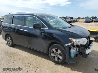 2017 Nissan Quest SV with VIN JN8AE2KP5H9165565, listed as a Copart auction lot 54543614 with 83,505 mi miles. Bid and sale history available at carsss.com. Image 4.