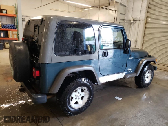 2005 Jeep Wrangler Sport with VIN 1J4FA49S35P341517, listed as a Copart auction lot 65224645 with 153,832 mi miles and Clean title. Bid and sale history available at DreamBid. Image 3.
