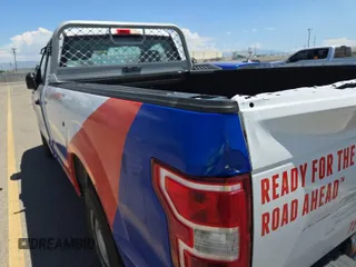 2018 Ford F-150 XL with VIN 1FTMF1EP3JKD81151, listed as a IAAI auction lot 42566968 with 235,697 mi miles and . Bid and sale history available at DreamBid. Image 1.
