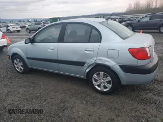 2007 Kia Rio LX with VIN KNADE123476256372, listed as a Copart auction lot 84759904 with 88,725 mi miles and Salvage Title. Bid and sale history available at carsss.com. Image 2.