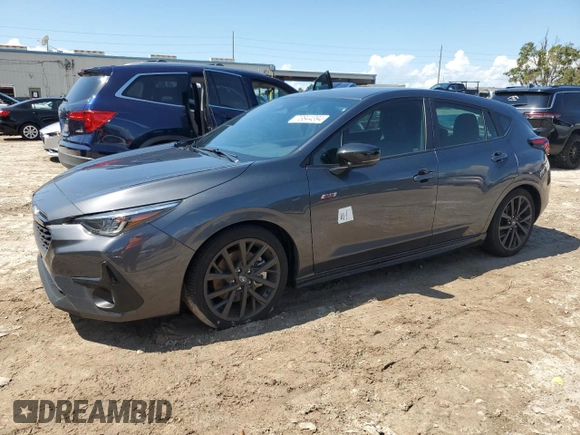 2024 Subaru Impreza RS with VIN JF1GUHJC5R8343675, listed as a Copart auction lot 73844394 with 0 mi miles and Non Repairable. Bid and sale history available at carsss.com. Image 1.