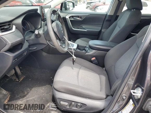 2020 Toyota RAV4 Hybrid XLE with VIN 2T3RWRFV3LW076759, listed as a Copart auction lot 60330435 with 128,274 mi miles and Salvage title. Bid and sale history available at DreamBid. Image 7.