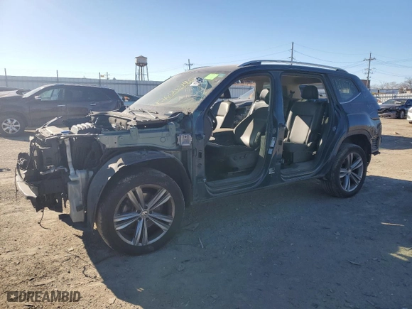 2019 Volkswagen Atlas 3.6L V6 SE w/Technology R-Line with VIN 1V2XR2CA8KC612886, listed as a Copart auction lot 42626945 with 0 mi miles and Salvage Title. Bid and sale history available at carsss.com. Image 1.