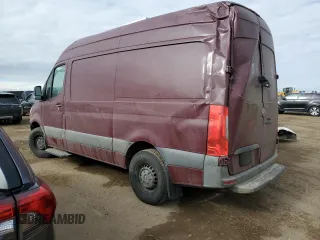 2020 Mercedes-Benz Sprinter Cargo with VIN W1Y70BGY2LT025308, listed as a Copart auction lot 77885824 with 64,196 mi miles and Salvage Title. Bid and sale history available at DreamBid. Image 2.