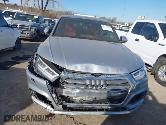 2018 Audi SQ5 Prestige z VIN WA1C4AFY5J2134488, wystawiony jako IAAI lot #41430184 z przebiegiem 82 332 mil mil oraz . Historia ofert i sprzedaży dostępna na DreamBid. Obrazek 13.