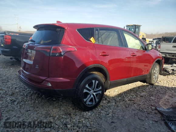 2018 Toyota RAV4 LE with VIN JTMBFREV9JD246507, listed as a Copart auction lot 48917635 with Not Provided miles and Clean Title. Bid and sale history available at DreamBid. Image 3.