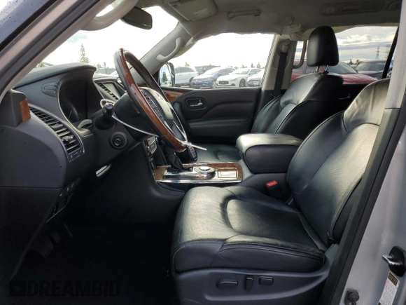 2018 Infiniti QX80 with VIN JN8AZ2NF1J9660116, listed as a Copart auction lot 81897413 with 99,372 mi miles. Bid and sale history available at carsss.com. Image 7.