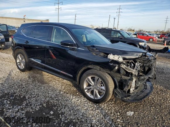 2022 Acura MDX with VIN 5J8YE1H39NL037080, listed as a Copart auction lot 79623834 with 42,271 mi miles and Salvage Title. Bid and sale history available at carsss.com. Image 4.