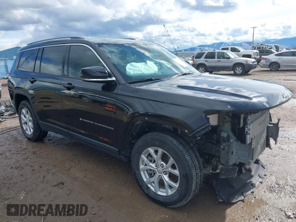 2023 Jeep Grand Cherokee Limited z VIN 1C4RJKBG6P8859034, wystawiony jako IAAI lot #41763549 z przebiegiem 24 476 mil mil oraz . Historia ofert i sprzedaży dostępna na DreamBid. Obrazek 1.