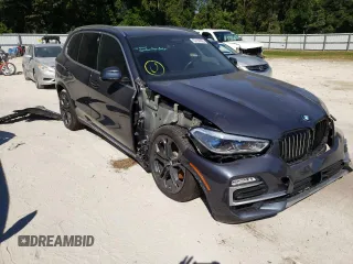 2019 BMW X5 xDrive40i with VIN 5UXCR6C52KLL10163, listed as a Copart auction lot 62190802 with 48,191 mi miles. Bid and sale history available at carsss.com. Image 1.