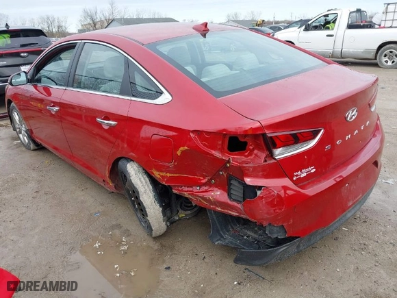 2019 Hyundai Sonata SEL with VIN 5NPE34AF6KH815932, listed as a IAAI auction lot 41930035 with 93,543 mi miles. Bid and sale history available at carsss.com. Image 3.