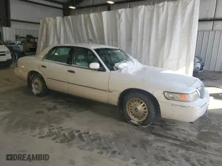 1999 Mercury Grand Marquis LS with VIN 2MEFM75W3XX719368, listed as a Copart auction lot 46169505 with 232,501 mi miles and Salvage Title. Bid and sale history available at carsss.com. Image 4.