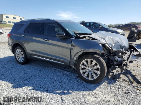 2023 Ford Explorer Limited with VIN 1FMSK7FH5PGA97332, listed as a Copart auction lot 50461435 with Not Provided miles and Non Repairable. Bid and sale history available at carsss.com. Image 4.