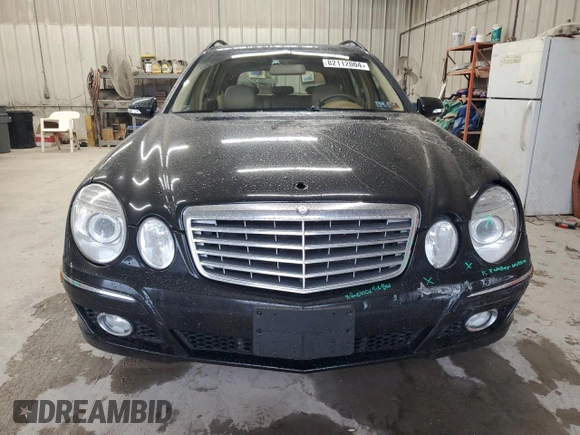 2009 Mercedes-Benz E 350 with VIN WDBUH87X29B413291, listed as a Copart auction lot 82112004 with 203,358 mi miles and Salvage Title. Bid and sale history available at DreamBid. Image 5.
