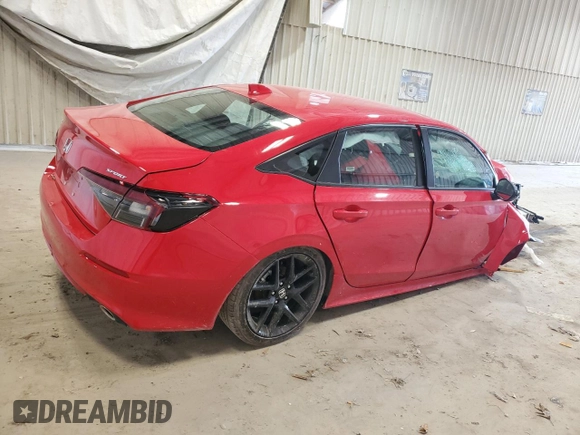 2025 Honda Civic Sport with VIN 2HGFE2F55SH569128, listed as a Copart auction lot 48880825 with Not provided miles and Non repairable. Bid and sale history available at DreamBid. Image 3.