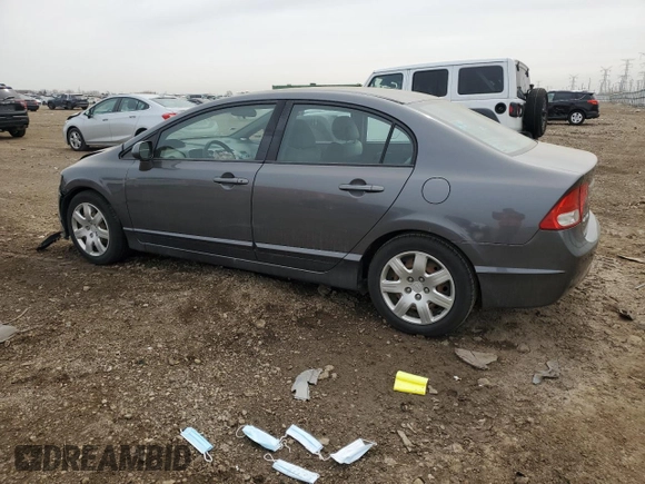 2011 Honda Civic LX with VIN 19XFA1F53BE006949, listed as a Copart auction lot 51457155 with 82,416 mi miles and Salvage Title. Bid and sale history available at DreamBid. Image 2.