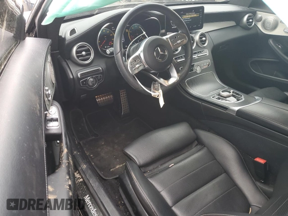 2023 Mercedes-Benz C 300 with VIN W1KWJ8DBXPG117254, listed as a Copart auction lot 52581895 with 103,063 mi miles and Salvage title. Bid and sale history available at DreamBid. Image 8.
