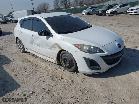 2010 Mazda Mazda3 s Sport with VIN JM1BL1H69A1209053, listed as a IAAI auction lot 41796146 with 122,760 mi miles. Bid and sale history available at carsss.com. Image 1.