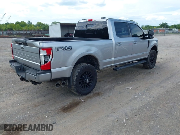2021 Ford F-250 XL with VIN 1FT7W2BT9MEC95446, listed as a IAAI auction lot 42790462 with 78,328 mi miles and . Bid and sale history available at DreamBid. Image 4.