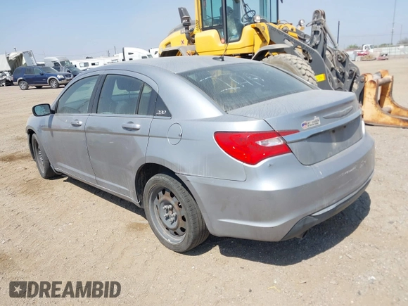 2013 Chrysler 200 LX with VIN 1C3CCBAG2DN767678, listed as a IAAI auction lot 41801847 with 155,863 mi miles. Bid and sale history available at carsss.com. Image 3.