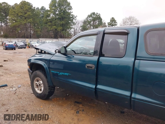 1998 Dodge Dakota SLT with VIN 1B7GG22Y9WS723805, listed as a IAAI auction lot 41289779 with 234,324 mi miles. Bid and sale history available at carsss.com. Image 18.