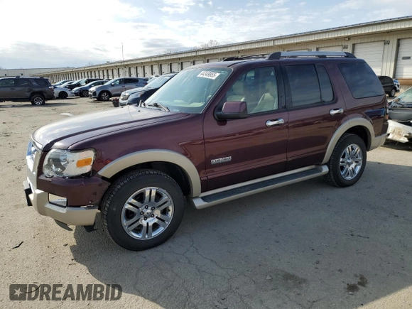 2006 Ford Explorer Eddie Bauer with VIN 1FMEU74856UA43913, listed as a Copart auction lot 44349955 with 178,415 mi miles and Salvage title. Bid and sale history available at DreamBid. Image 1.