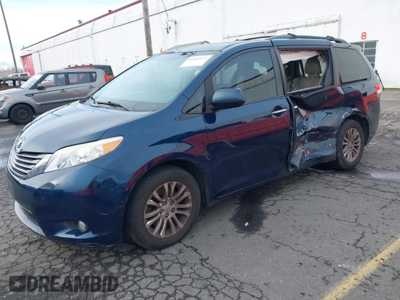 2011 Toyota Sienna XLE AAS with VIN 5TDYK3DCXBS113103, listed as a IAAI auction lot 41505972 with 170,919 mi miles and . Bid and sale history available at DreamBid. Image 17.