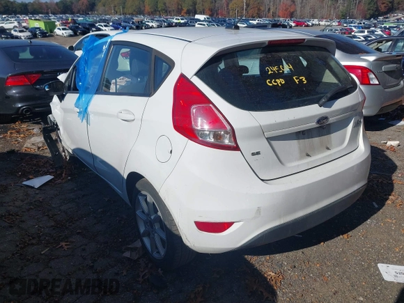 2019 Ford Fiesta SE with VIN 3FADP4EJ9KM123940, listed as a IAAI auction lot 40980644 with 102,240 mi miles. Bid and sale history available at carsss.com. Image 3.