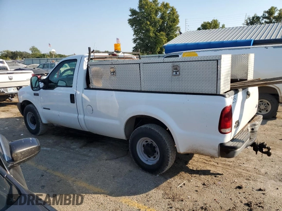 2000 Ford Super Duty F-250 XL with VIN 1FTNF20F7YED68355, listed as a Copart auction lot 75050664 with 107,434 mi miles and Salvage Title. Bid and sale history available at carsss.com. Image 2.