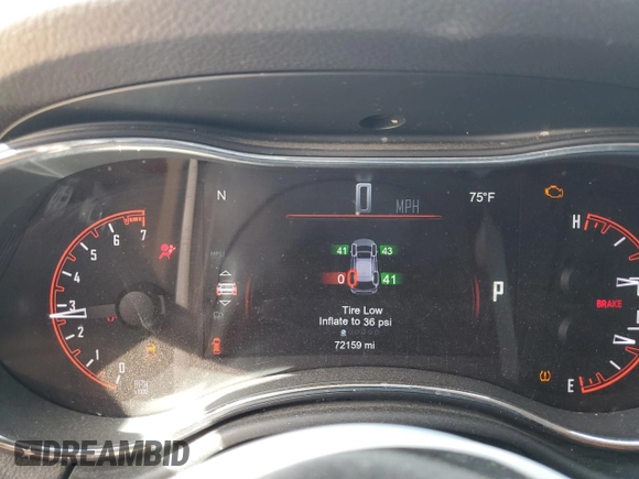 2014 Dodge Durango SXT z VIN 1C4RDJAG5EC971305, wystawiony jako Copart lot #55342835 z przebiegiem 72 159 mil mil oraz Szkoda całkowita • Salvage title. Historia ofert i sprzedaży dostępna na DreamBid. Obrazek 9.