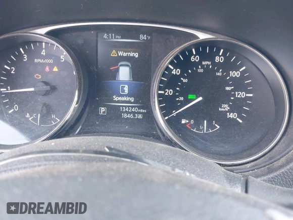 2015 Nissan Rogue SV with VIN KNMAT2MV7FP542872, listed as a IAAI auction lot 42014716 with 134,240 mi miles and . Bid and sale history available at DreamBid. Image 7.