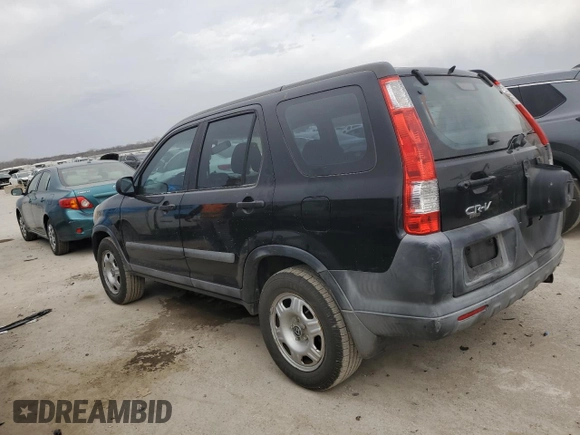 2005 Honda CR-V LX with VIN SHSRD68575U300649, listed as a Copart auction lot 48797705 with 258,830 mi miles and Salvage Title. Bid and sale history available at DreamBid. Image 2.