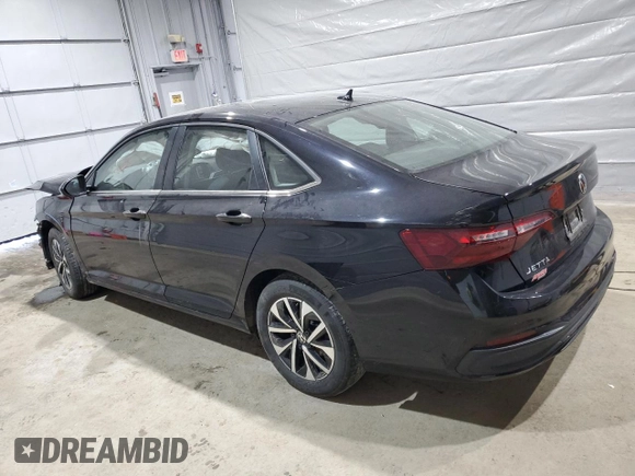 2024 Volkswagen Jetta S z VIN 3VW5M7BU2RM037027, wystawiony jako Copart lot #50875495 z przebiegiem 14 120 mil mil oraz Szkoda całkowita • Salvage title. Historia ofert i sprzedaży dostępna na DreamBid. Obrazek 2.