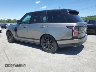 2021 Land Rover Range Rover P525 Westminster with VIN SALGS2SE3MA450912, listed as a Copart auction lot 57642085 with 75,755 mi miles and Salvage title. Bid and sale history available at DreamBid. Image 2.