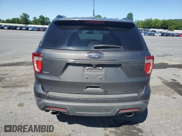 2018 Ford Explorer XLT with VIN 1FM5K7D86JGC53918, listed as a Copart auction lot 58829235 with 91,593 mi miles and Salvage title. Bid and sale history available at DreamBid. Image 6.