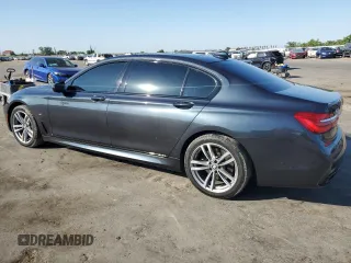 2016 BMW 7 Series 750i with VIN WBA7F0C57GGL99332, listed as a Copart auction lot 56144533 with 95,626 mi miles. Bid and sale history available at carsss.com. Image 2.