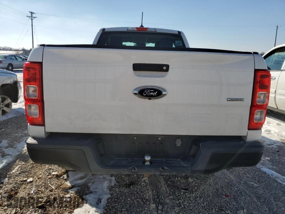 2019 Ford Ranger XL with VIN 1FTER1EH2KLB01414, listed as a Copart auction lot 88994655 with 0 mi miles and Salvage Title. Bid and sale history available at carsss.com. Image 6.