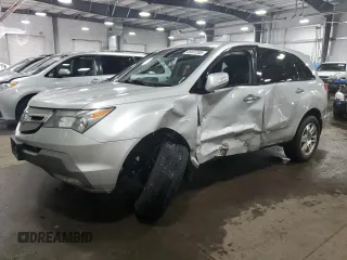 2008 Acura MDX Tech Pkg with VIN 2HNYD28368H511327, listed as a Copart auction lot 49407205 with 207,658 mi miles and Salvage Title. Bid and sale history available at carsss.com. Image 1.