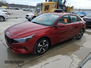 2023 Hyundai Elantra SEL with VIN KMHLS4AG8PU606168, listed as a Copart auction lot 49257485 with 11,945 mi miles and Salvage Title. Bid and sale history available at DreamBid. Image 1.